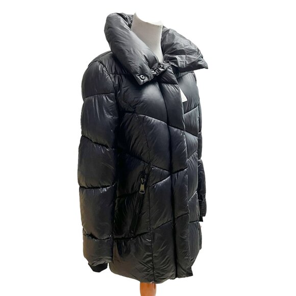 $320 NWT Calvin Klein Sorona Aura Black Puffer Jacket Women's Size S Small NWT - Picture 13 of 14